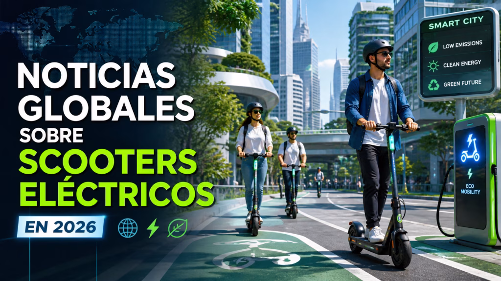 Noticias globales sobre scooters eléctricos en 2026: innovación, regulación y movilidad sostenible 2 Noticias globales sobre scooters eléctricos
